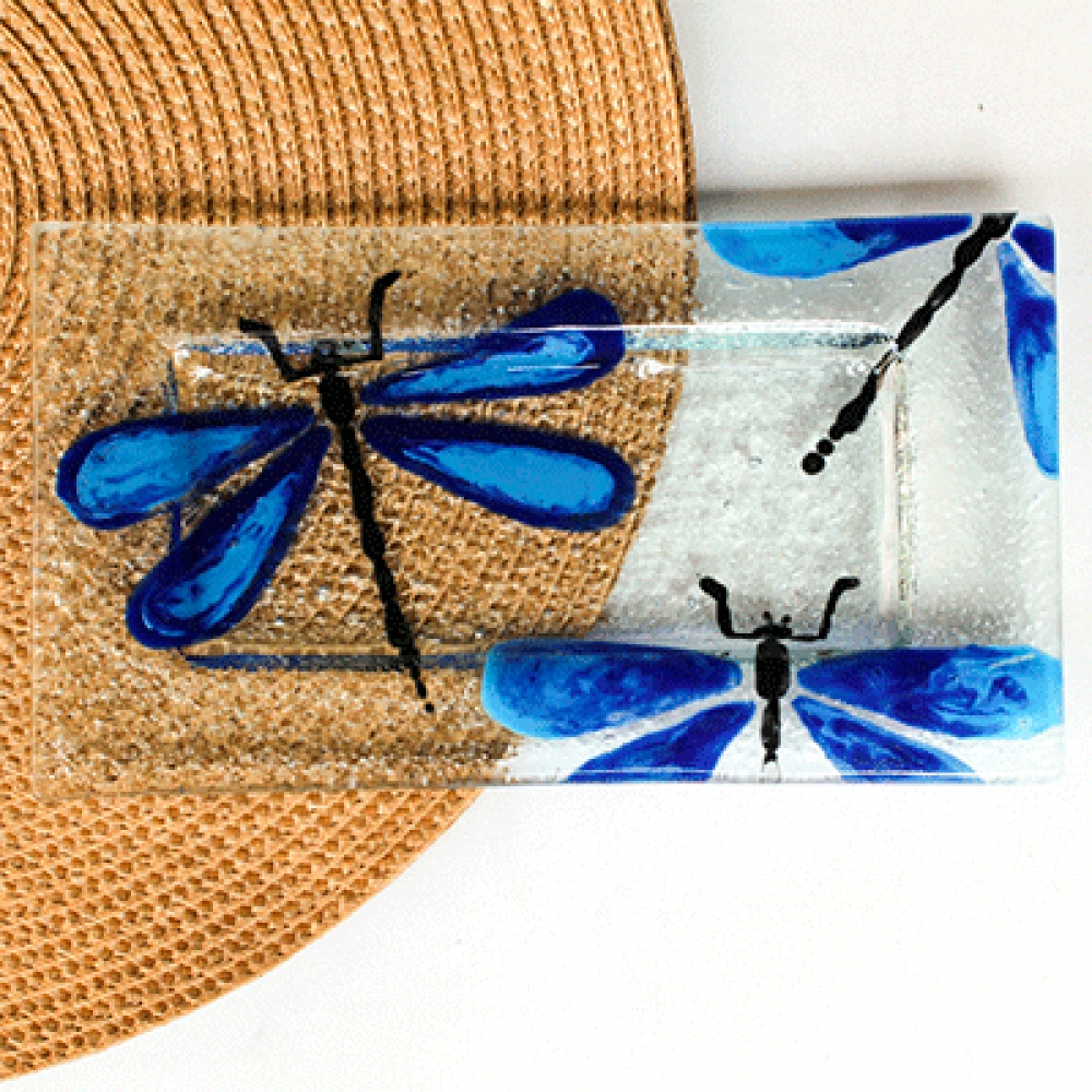 Fuente kappa libélula azul